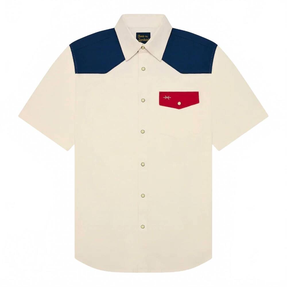 NEW TEXAS STANDARD men's ranger pearl snap shirt in 1836